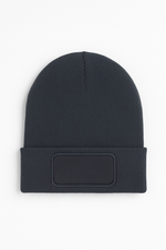 Uneek Rectangular Patch Beanie - UC411 - thumbnail 4