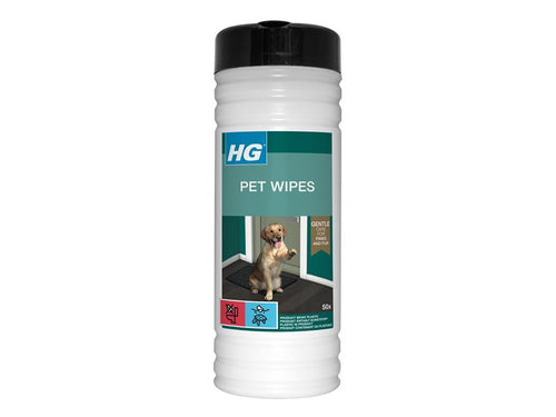 H G Pet Wipes Tub of 50