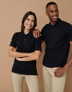 Henbury Stretch Pique Polo Shirt - thumbnail 2