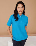 Henbury Ladies 65/35 Classic Polo Shirt - thumbnail 6