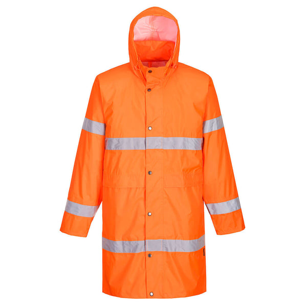 Portwest Hi-Vis Rain Coat 100cm - [CLEARANCE]