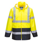 Portwest Hi-Vis Contrast Classic Rain Jacket - thumbnail 6