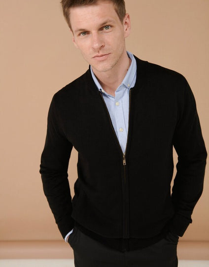 Henbury Unisex Zip Through Cardigan