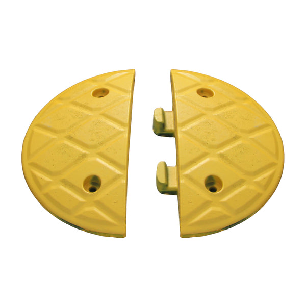 JSP 5cm End Caps for Jumbo - Yellow (Pair)