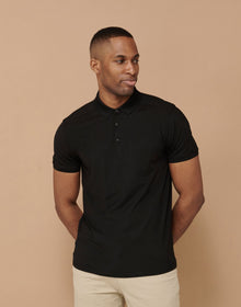 Henbury Mens Slim Fit Stretch Polo Wick Finish