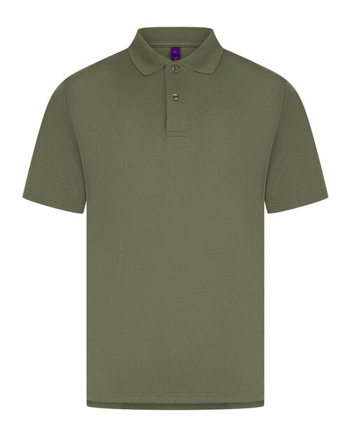 Henbury Men's Coolplus Wicking Polo Shirt - H475