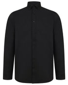 Henbury Mens Long Sleeve Modern Oxford Shirt - Regular Fit