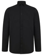Henbury Mens Long Sleeve Modern Oxford Shirt - Regular Fit - thumbnail 1
