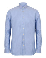 Henbury Mens Long Sleeve Modern Oxford Shirt - Regular Fit - thumbnail 2