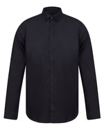 Henbury Mens Long Sleeve Modern Oxford Shirt - Slim Fit - thumbnail 1