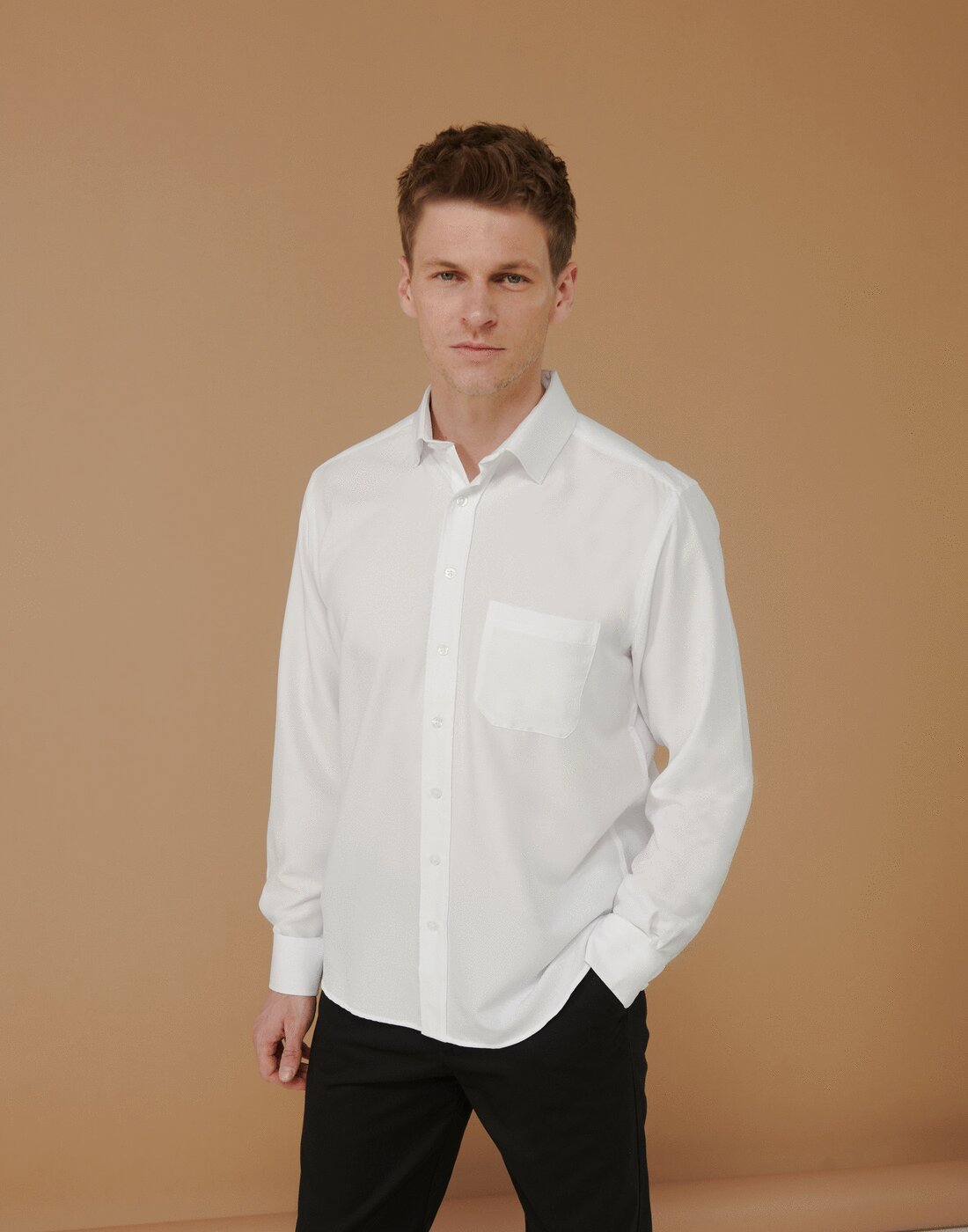 Henbury Wicking Anti Bacterial Quick Dry Long Sleeve Shirt