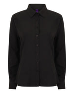 Henbury Ladies Wicking Anti Bacterial Quick Dry Long Sleeve Shirt - thumbnail 1
