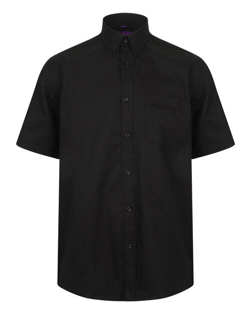 Henbury Wicking Anti-Bacterial Polyester Quick Dry Short Sleeve Shirt