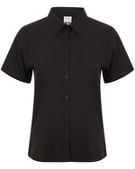Henbury Ladies Wicking Anti-Bacterial Polyester Quick Dry Short Sleeve Shirt - thumbnail 1