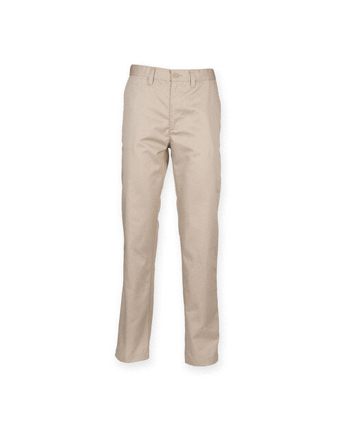 Henbury 65/35 Flat Fronted Chino Trousers