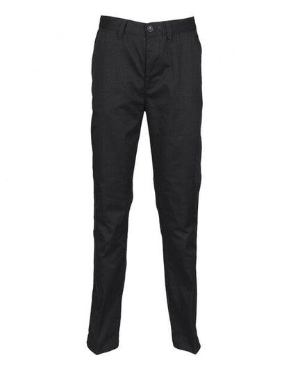 Henbury Ladies 65/35 Flat Fronted Chino Trousers