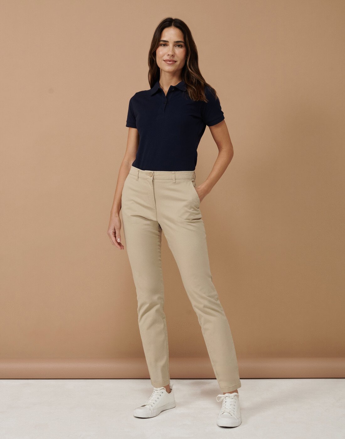 Henbury Ladies Stretch Chino