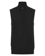 Henbury Mens Sleeveless Zip Jumper - thumbnail 1