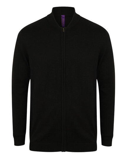 Henbury Unisex Zip Through Cardigan