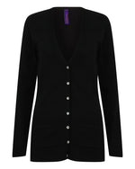 Henbury Ladies V Button Cardigan - thumbnail 3