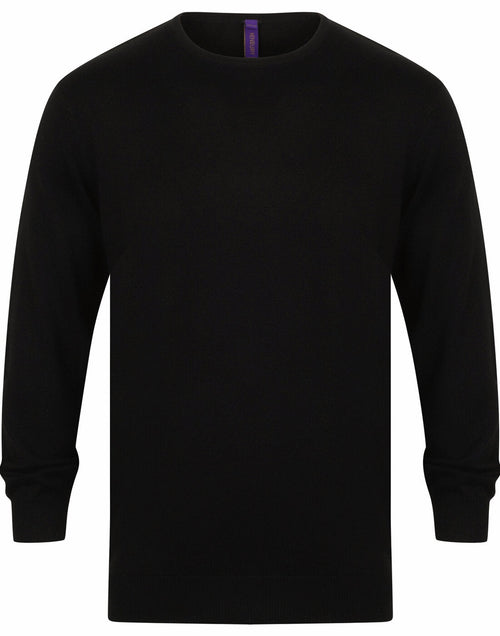 Henbury Lightweight Crew Neck Jumper - [CLEARANCE]