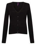 Henbury Ladies Lightweight V-Neck Cardigan - thumbnail 1