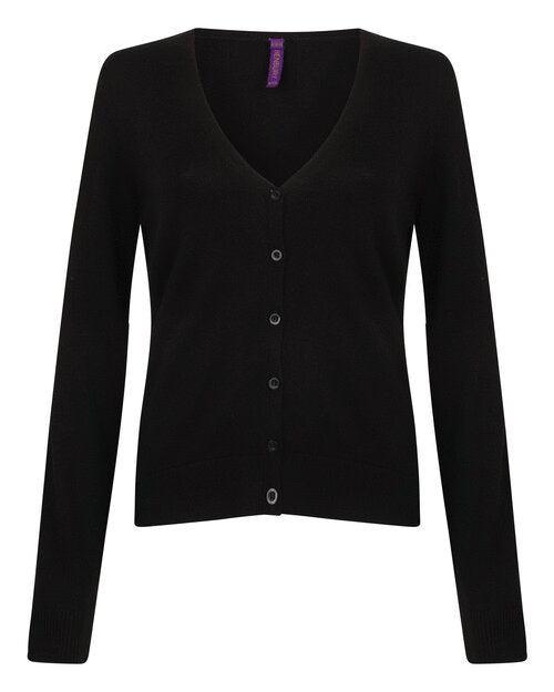 Henbury Ladies Lightweight V-Neck Cardigan
