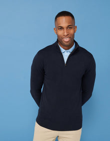 Henbury Quarter Zip Jumper