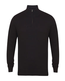 Henbury Quarter Zip Jumper