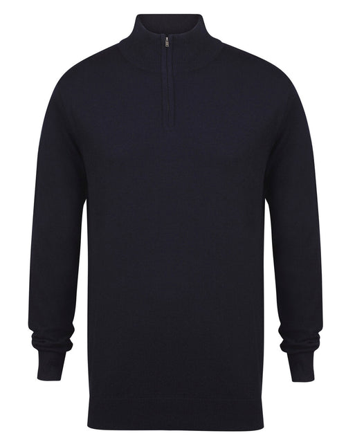 Henbury Quarter Zip Jumper - [CLEARANCE]