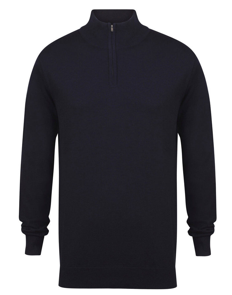 Henbury Quarter Zip Jumper - [CLEARANCE]