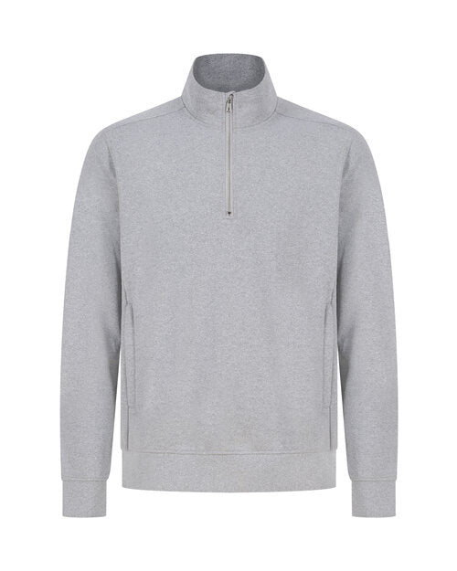 Henbury Unisex Sustainable 1/4 Zip Sweatshirt