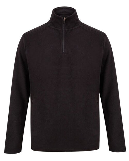 Henbury Mens 1/4 Zip Mircrofleece