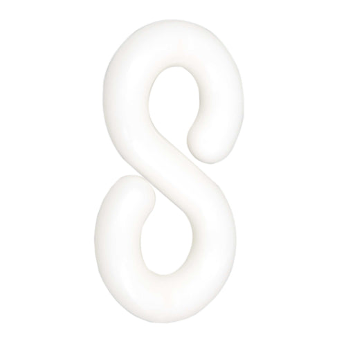 JSP Adjoining S Hooks for Chain - White