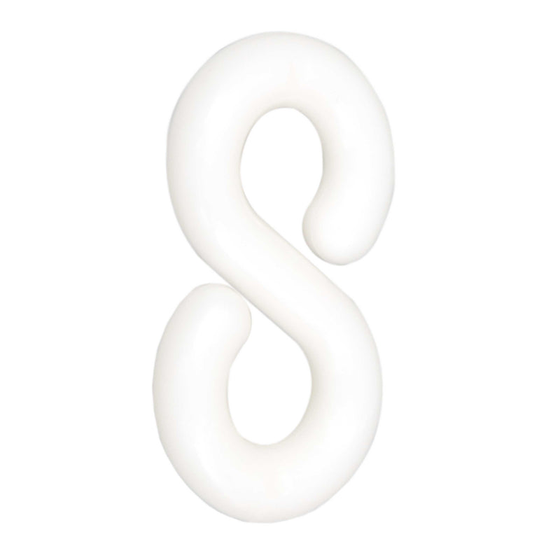 JSP Adjoining S Hooks for Chain - White
