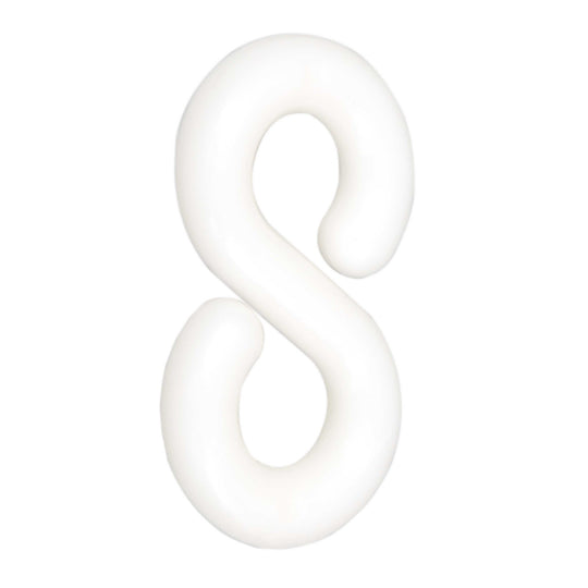 JSP Adjoining S Hooks for Chain - White