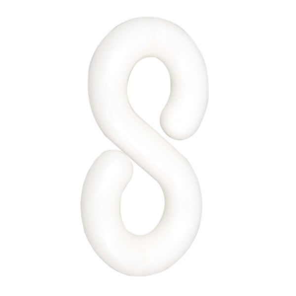 JSP Adjoining S Hooks for Chain - White