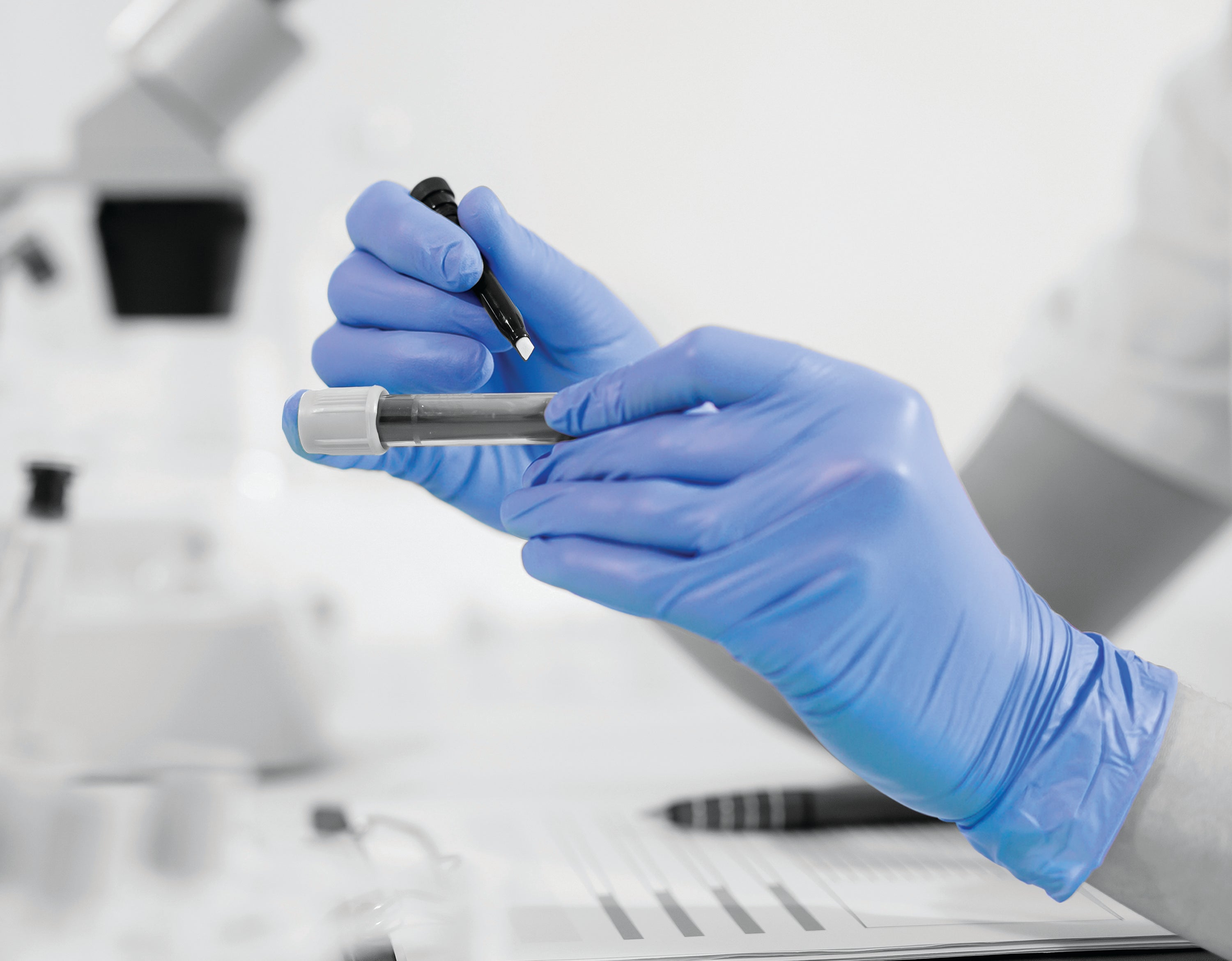 Handsafe Powder-free Nitrile Gloves Large Blue – (Pack of 200)