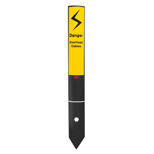 JSP Wychwood Flexible Verge Post - Danger Overhead Cables
