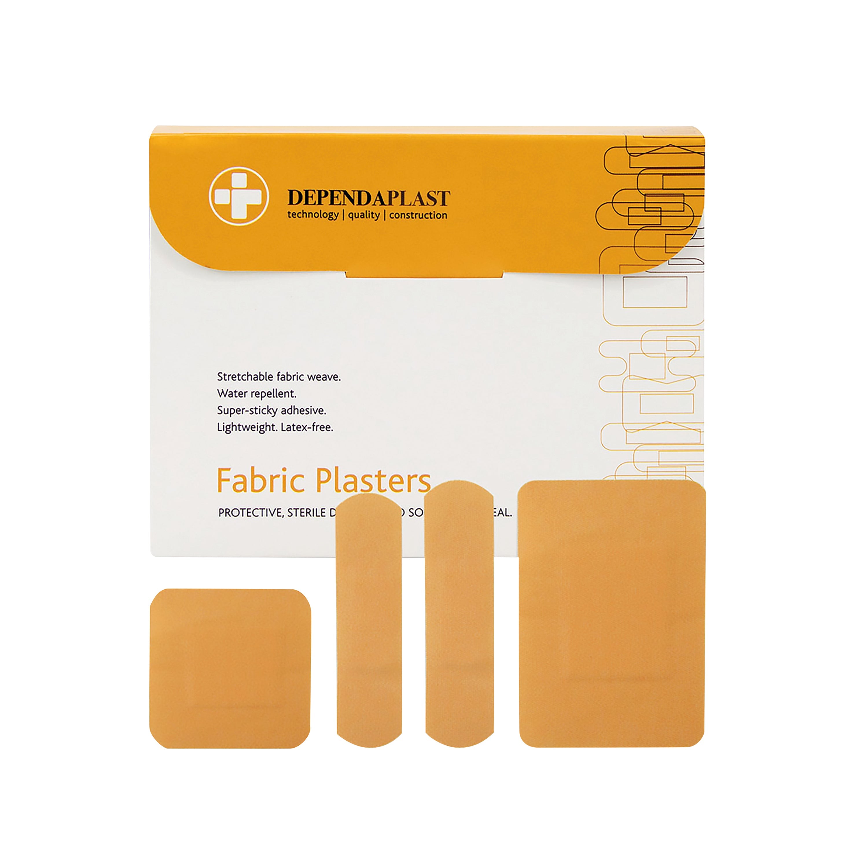 Reliance Medical Dependaplast Fabric Plasters Assorted Sizes (pack Of 100) 516