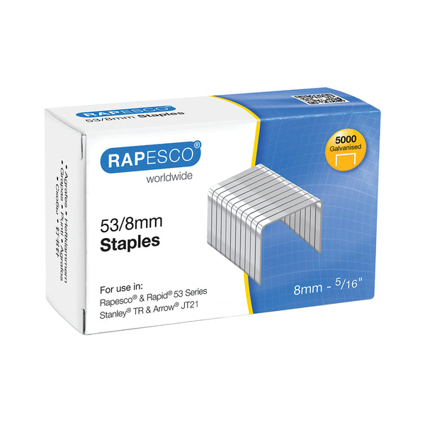 Rapesco 53/8mm Staples – (Pack of 5000)