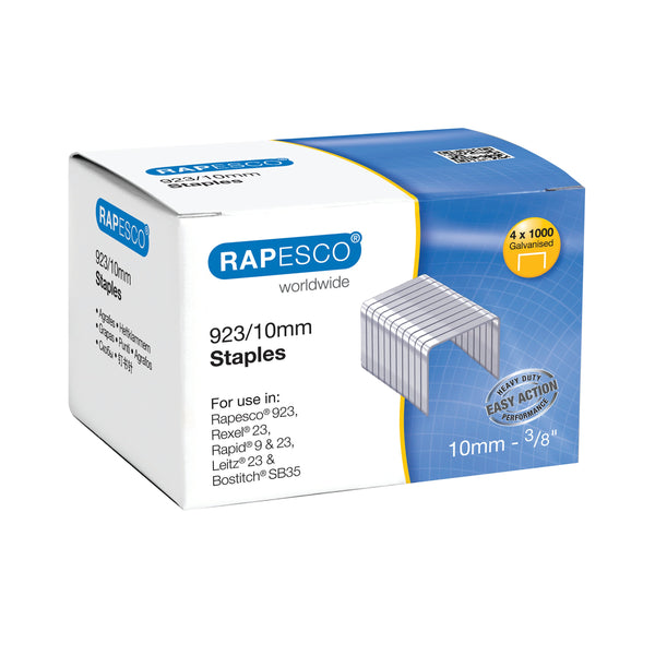 Rapesco 923/10mm Staples – (Pack of 4000)