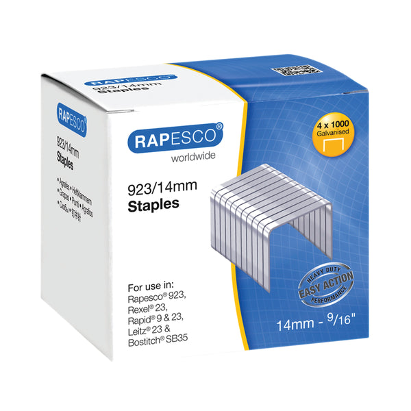 Rapesco 923/14mm Staples – (Pack of 4000)