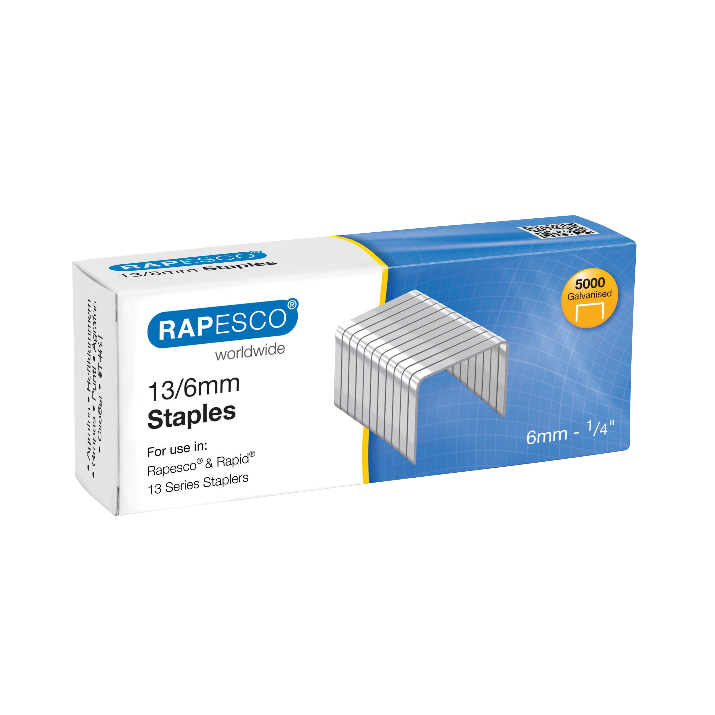 Rapesco 13/6mm Staples – (Pack of 5000)
