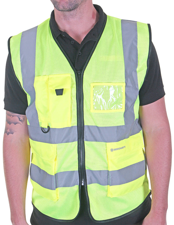 B-Seen Hi-Vis Executive Mesh Vest
