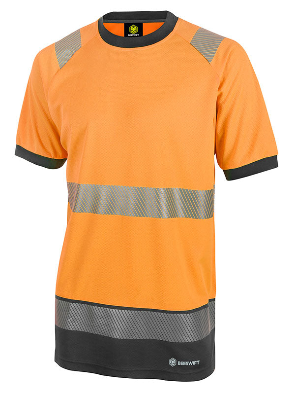 B-Seen Hi-Vis Two-Tone Short Sleeve T-Shirt