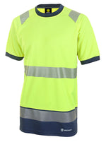 B-Seen Hi-Vis Two-Tone Short Sleeve T-Shirt - thumbnail 1