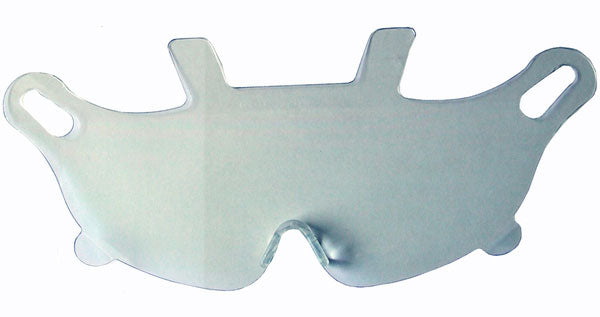 Scott Retractable Eyeshield Clr Pk10