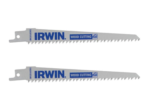 IRWIN® Sabre Saw Blade Wood/PVC Cutting 152mm Pack of 2