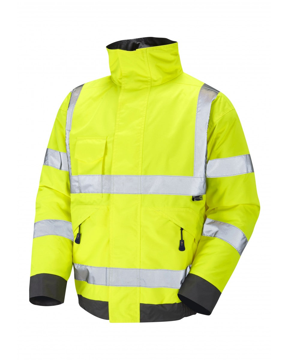 Leo Workwear Chivenor Iso 20471 Cl 3 Bomber Jacket - [CLEARANCE]